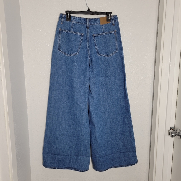 Madewell Wide Sweep Denim Trousers sz 27 NT510 NWT - Picture 5 of 9